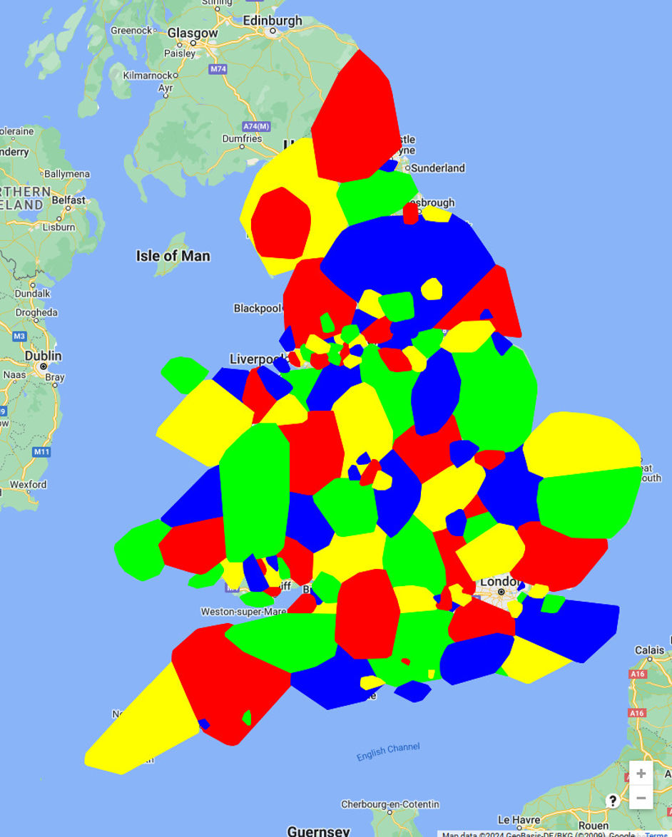 coverage map